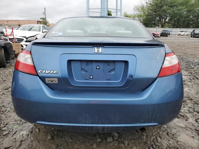 2HGFG12638H557006 - 2008 HONDA CIVIC LX BLUE photo 6