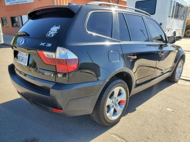 WBXPC93468WJ17313 - 2008 BMW X3 3.0SI BLACK photo 4