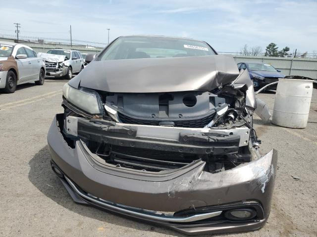 2HGFB2F99DH510128 - 2013 HONDA CIVIC EXL BROWN photo 5