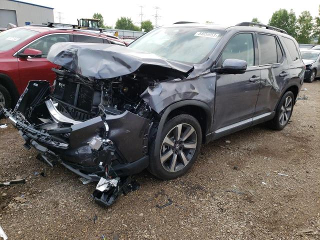 5FNYG1H83PB012461 - 2023 HONDA PILOT ELITE GRAY photo 1