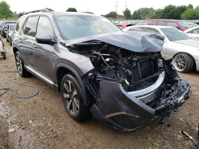 5FNYG1H83PB012461 - 2023 HONDA PILOT ELITE GRAY photo 4