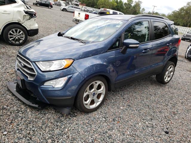 MAJ3S2GE9MC456450 - 2021 FORD ECOSPORT SE BLUE photo 1