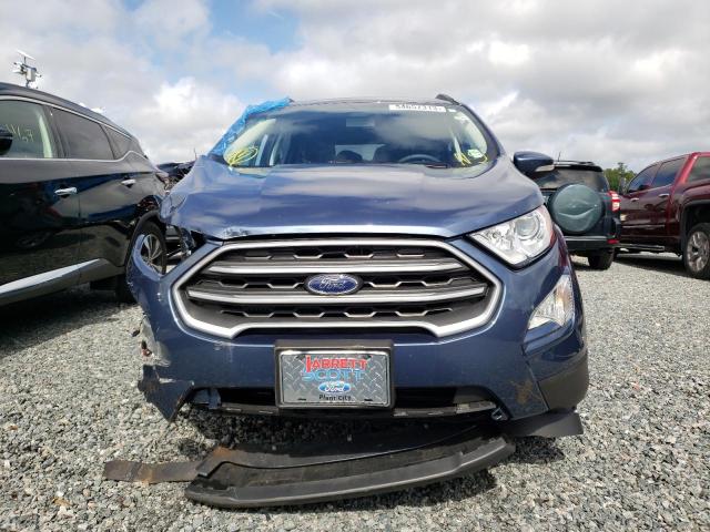 MAJ3S2GE9MC456450 - 2021 FORD ECOSPORT SE BLUE photo 5