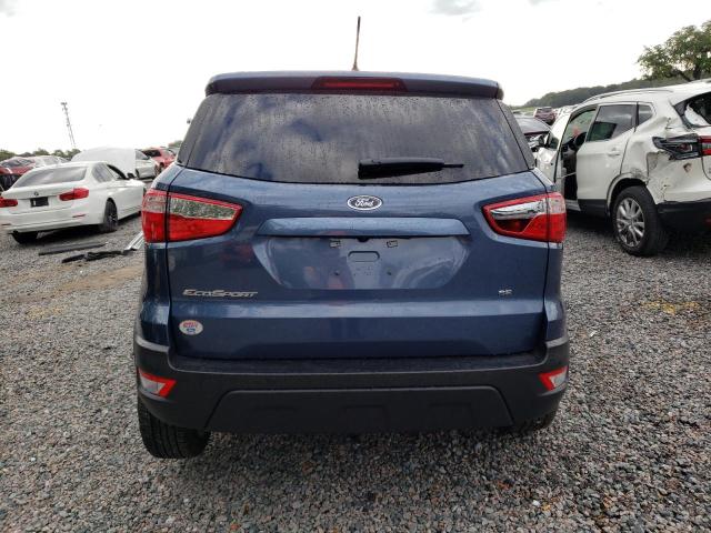 MAJ3S2GE9MC456450 - 2021 FORD ECOSPORT SE BLUE photo 6