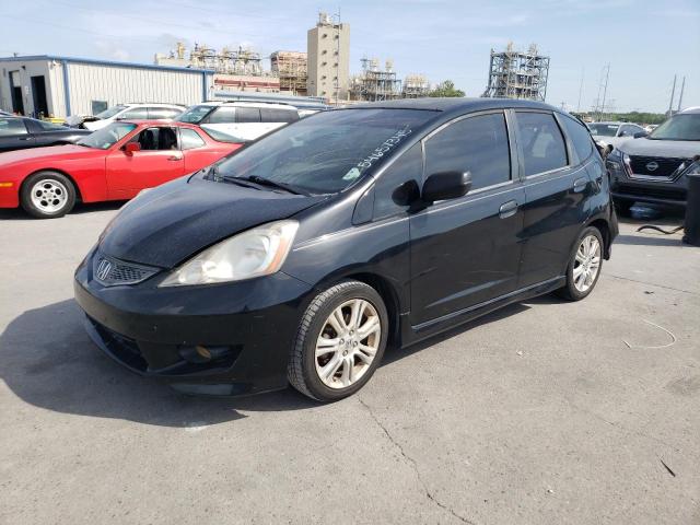JHMGE88469S038418 - 2009 HONDA FIT SPORT BLACK photo 1