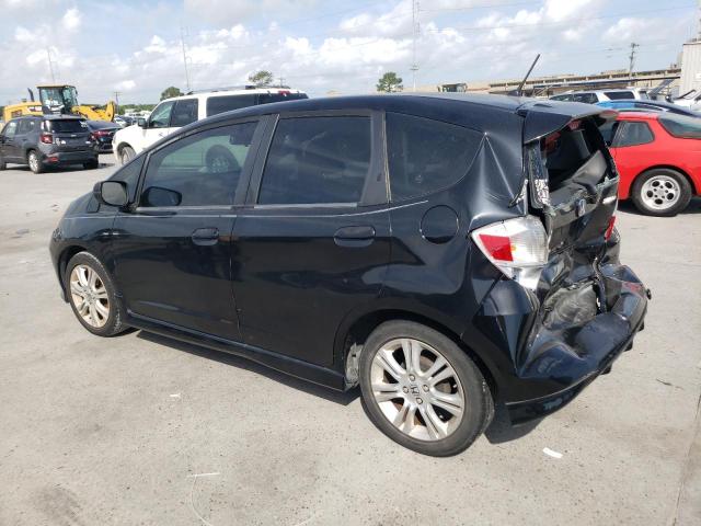 JHMGE88469S038418 - 2009 HONDA FIT SPORT BLACK photo 2