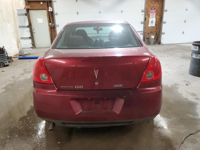 1G2ZA5E07A4126459 - 2010 PONTIAC G6 BURGUNDY photo 6