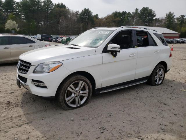 4JGDA5HB5FA543599 - 2015 MERCEDES-BENZ ML 350 4MATIC WHITE photo 1