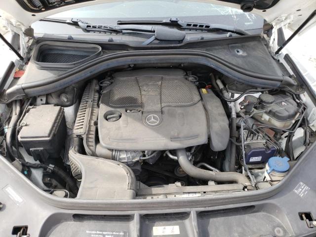 4JGDA5HB5FA543599 - 2015 MERCEDES-BENZ ML 350 4MATIC WHITE photo 12