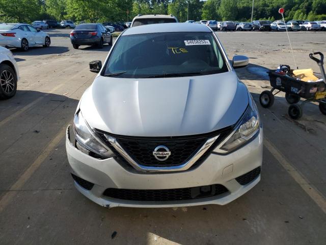 3N1AB7AP2KY268336 - 2019 NISSAN SENTRA S SILVER photo 5