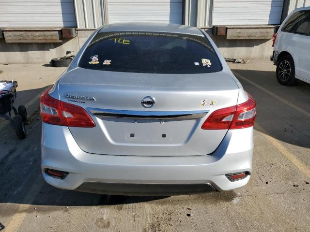 3N1AB7AP2KY268336 - 2019 NISSAN SENTRA S SILVER photo 6