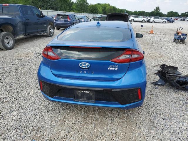 KMHC75LC7JU064747 - 2018 HYUNDAI IONIQ SEL BLUE photo 6