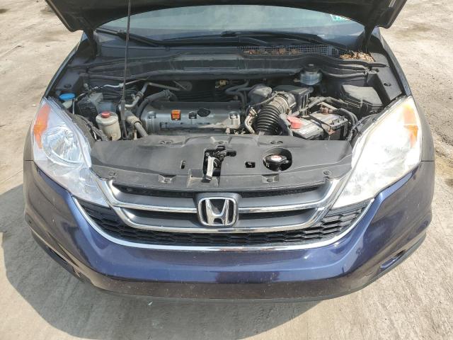 JHLRE4H43BC028404 - 2011 HONDA CR-V SE BLUE photo 12