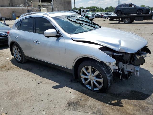 JN1BJ0HR8DM480413 - 2013 INFINITI EX37 BASE SILVER photo 4