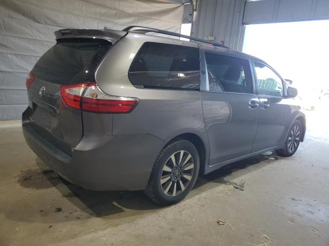 5TDJZ3DC2KS212396 - 2019 TOYOTA SIENNA LE ნაცრისფერი ფოტო 3