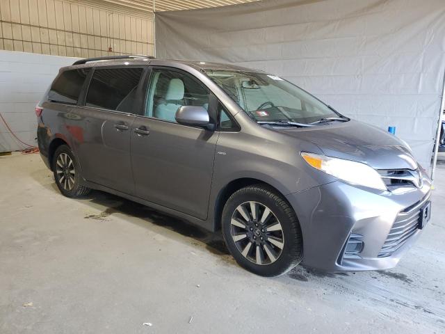 5TDJZ3DC2KS212396 - 2019 TOYOTA SIENNA LE ნაცრისფერი ფოტო 4