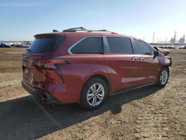 5TDDSKFC8MS036062 - 2021 TOYOTA SIENNA XSE MAROON photo 3