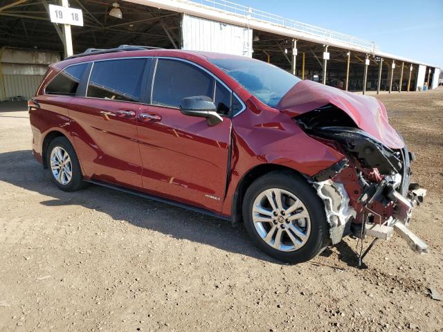 5TDDSKFC8MS036062 - 2021 TOYOTA SIENNA XSE MAROON photo 4