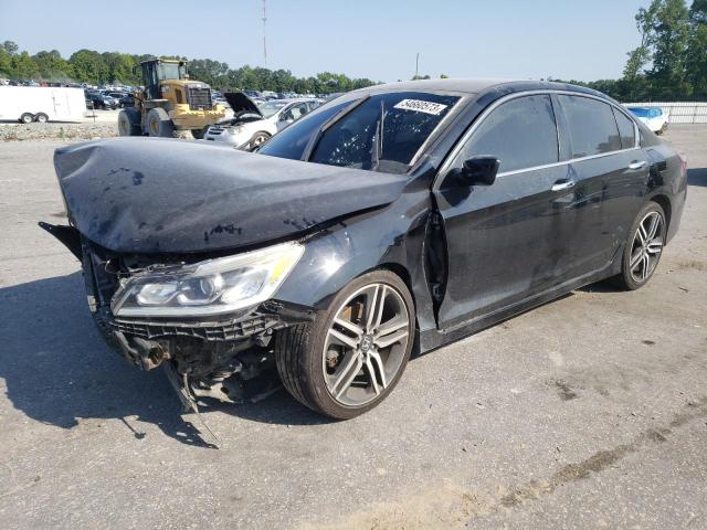 1HGCR2F5XHA029532 - 2017 HONDA ACCORD SPORT BLACK photo 1