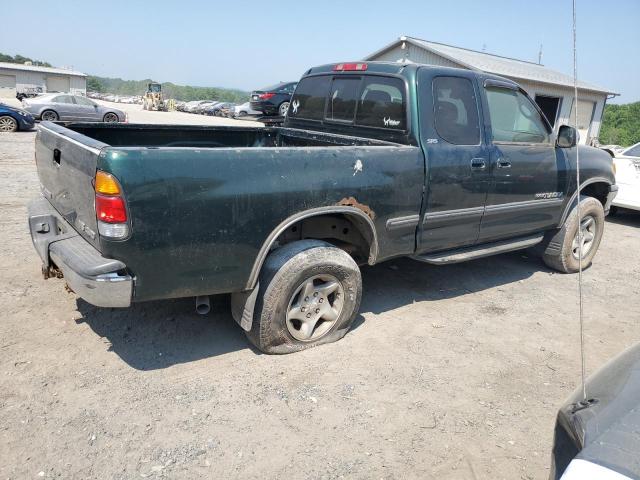 5TBBT4413YS001137 - 2000 TOYOTA TUNDRA ACCESS CAB GREEN photo 3