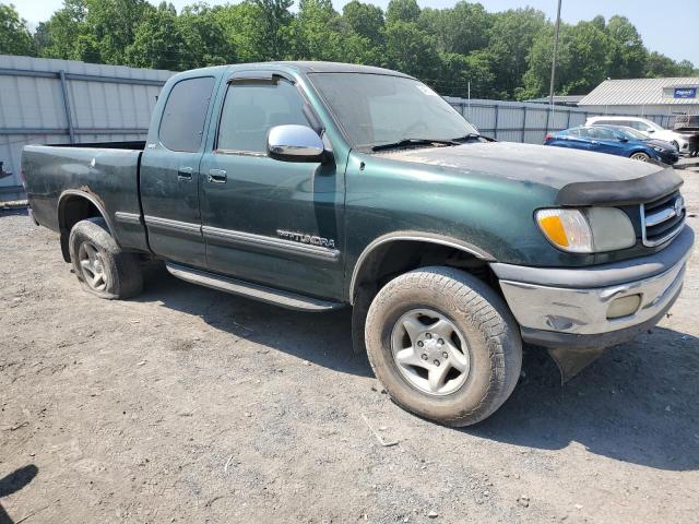 5TBBT4413YS001137 - 2000 TOYOTA TUNDRA ACCESS CAB GREEN photo 4