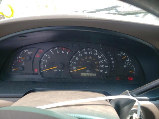 5TBBT4413YS001137 - 2000 TOYOTA TUNDRA ACCESS CAB Կանաչ լուսանկար 9