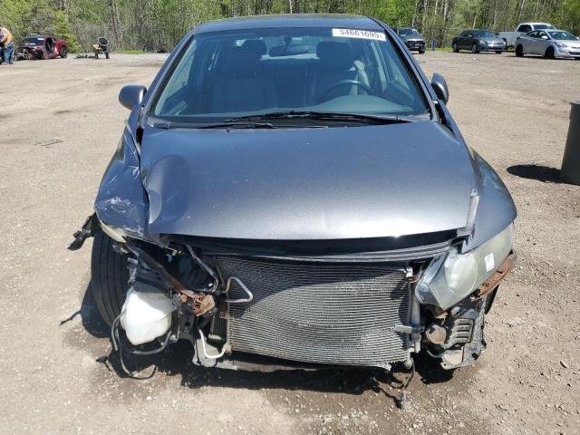 2HGFA1F02BH002563 - 2011 HONDA CIVIC EXL GRAY photo 5