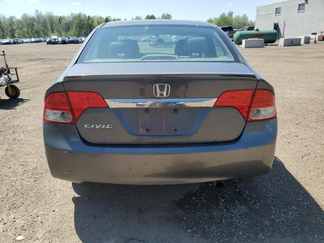 2HGFA1F02BH002563 - 2011 HONDA CIVIC EXL GRAY photo 6