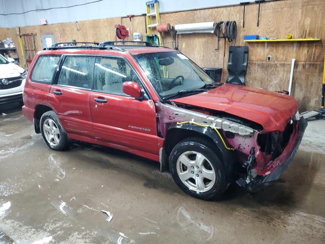 JF1SF65681G751269 - 2001 SUBARU FORESTER S BURGUNDY photo 4