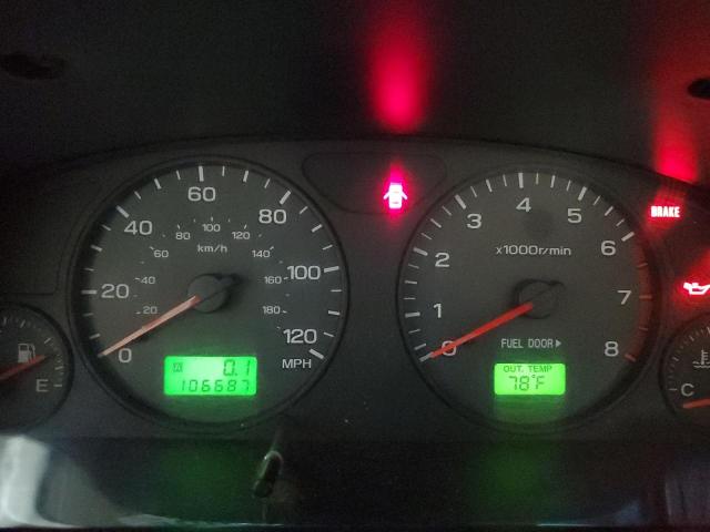 JF1SF65681G751269 - 2001 SUBARU FORESTER S BURGUNDY photo 9