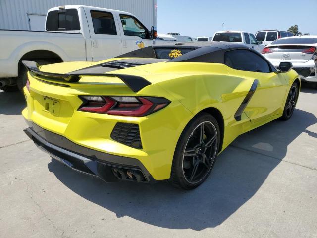 1G1Y83D42L5112003 - 2020 CHEVROLET CORVETTE STINGRAY 3LT YELLOW photo 3