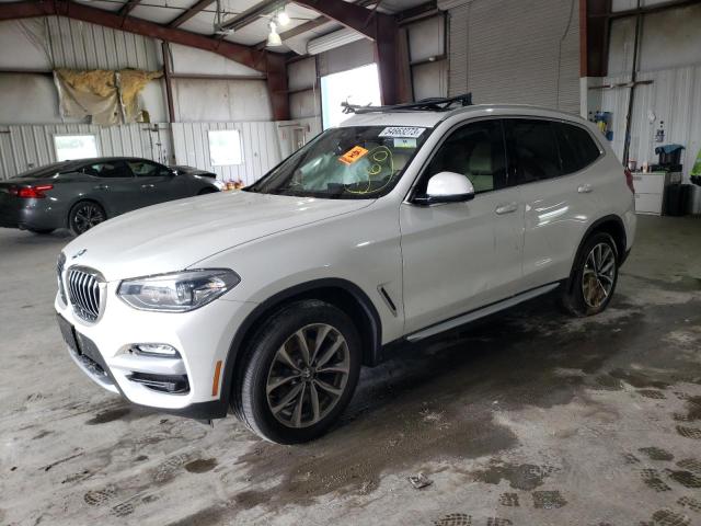 5UXTR9C56KLR08287 - 2019 BMW X3 XDRIVE30I WHITE photo 1