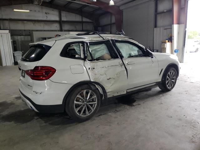 5UXTR9C56KLR08287 - 2019 BMW X3 XDRIVE30I WHITE photo 3