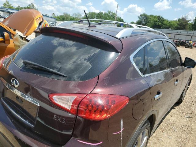 JN1AJ0HRXCM450498 - 2012 INFINITI EX35 BASE ბურგუნდია ფოტო 3