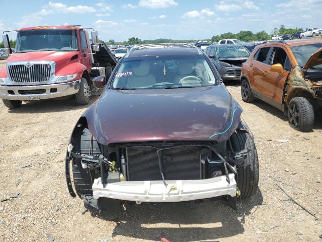 JN1AJ0HRXCM450498 - 2012 INFINITI EX35 BASE ბურგუნდია ფოტო 5