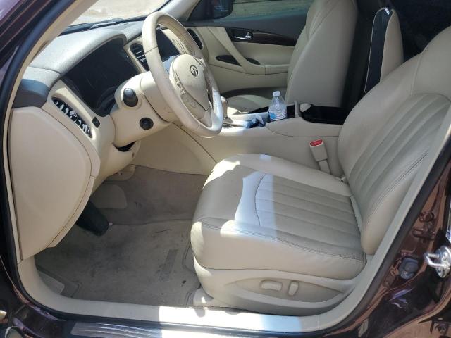 JN1AJ0HRXCM450498 - 2012 INFINITI EX35 BASE ბურგუნდია ფოტო 7