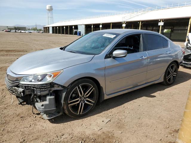 1HGCR2F11HA024183 - 2017 HONDA ACCORD SPORT SPECIAL EDITION SILVER photo 1