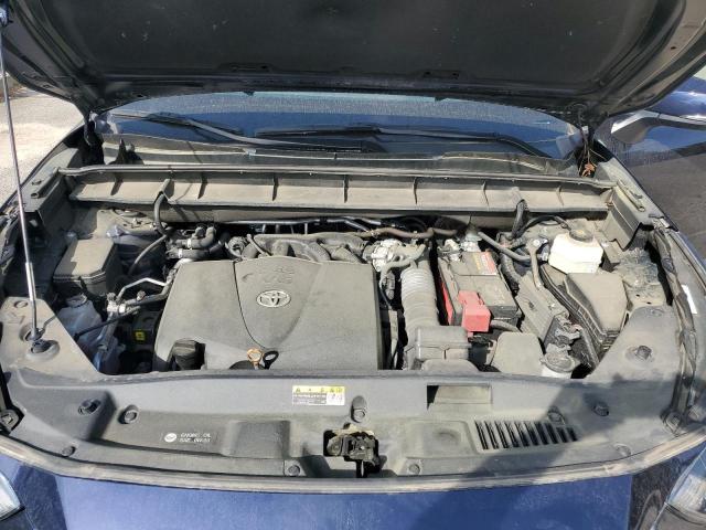 5TDGZRBH6LS050513 - 2020 TOYOTA HIGHLANDER XLE BLUE photo 12