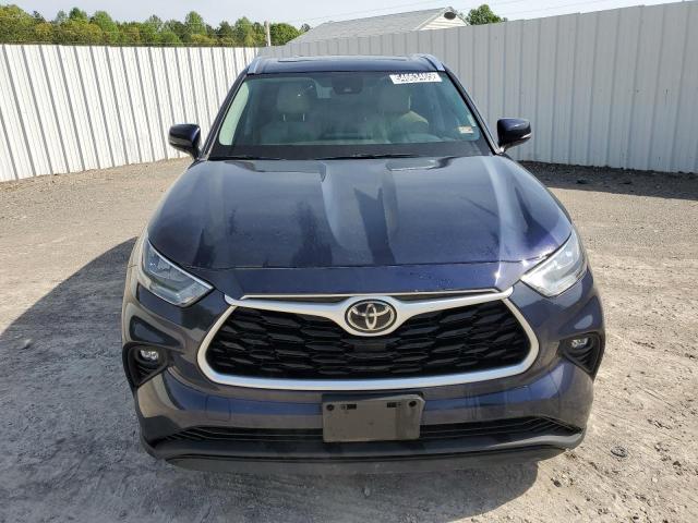 5TDGZRBH6LS050513 - 2020 TOYOTA HIGHLANDER XLE BLUE photo 5
