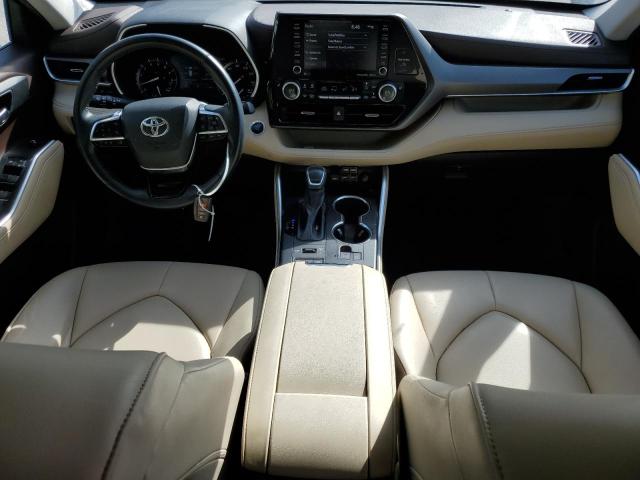 5TDGZRBH6LS050513 - 2020 TOYOTA HIGHLANDER XLE BLUE photo 8