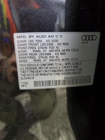 WA1VMAFEXED013691 - 2014 AUDI Q7 PRESTIGE CHARCOAL photo 13