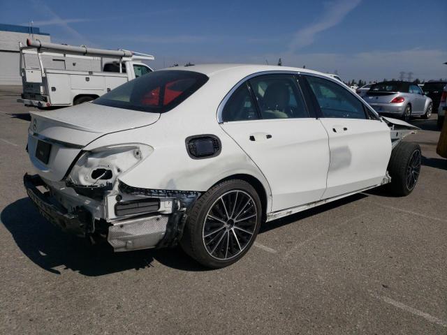 55SWF8DB1KU288648 - 2019 MERCEDES-BENZ C 300 WHITE photo 3