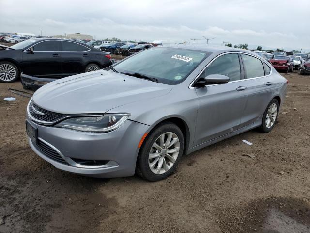 1C3CCCCB2FN655733 - 2015 CHRYSLER 200 C SILVER photo 1