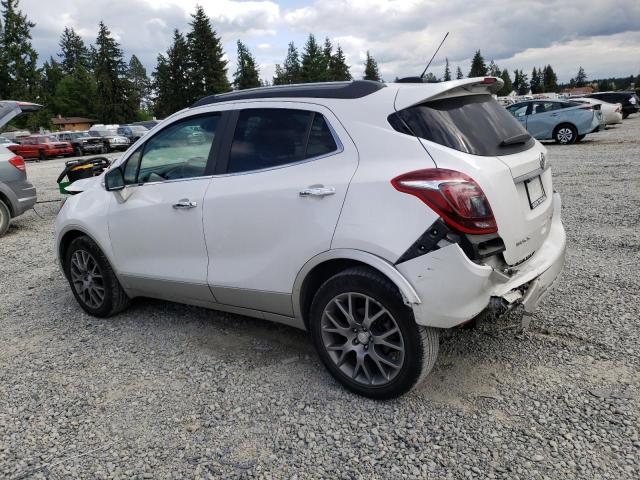 KL4CJ1SB7HB073276 - 2017 BUICK ENCORE SPORT TOURING WHITE photo 2