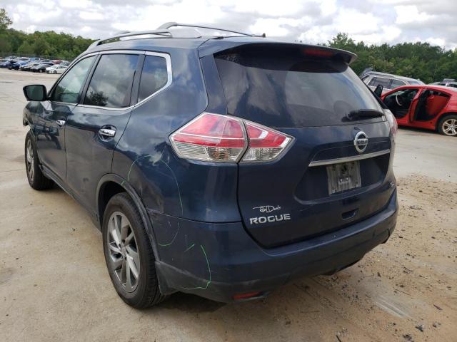 5N1AT2MTXFC867534 - 2015 NISSAN ROGUE S BLUE photo 2