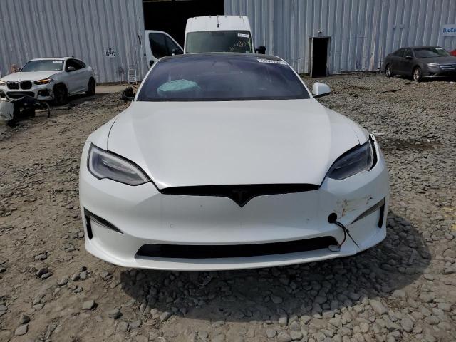 5YJSA1E63NF460643 - 2022 TESLA MODEL S WHITE photo 5