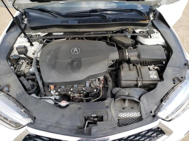 19UUB2F73JA008814 - 2018 ACURA TLX ADVANCE WHITE photo 11