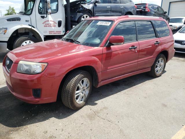 JF1SG66668G725534 - 2008 SUBARU FORESTER SPORTS 2.5X RED photo 1