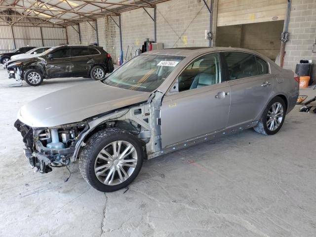 KMHGC4DF5BU138829 - 2011 HYUNDAI GENESIS 4.6L SILVER photo 1