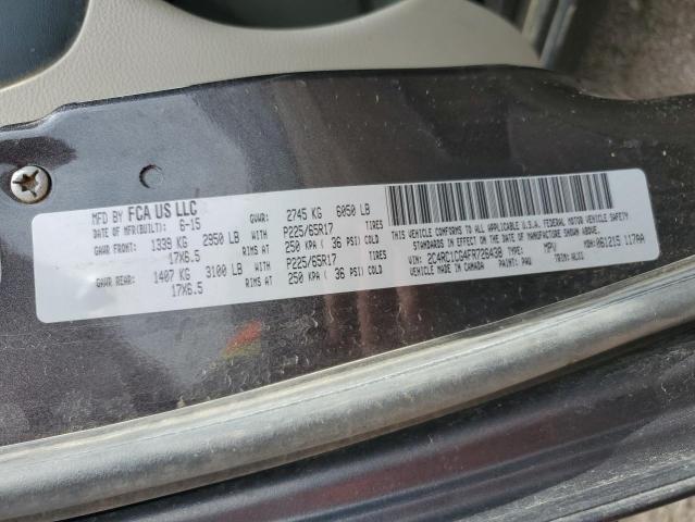 2C4RC1CG4FR726438 - 2015 CHRYSLER TOWN & COU TOURING L GRAY photo 14